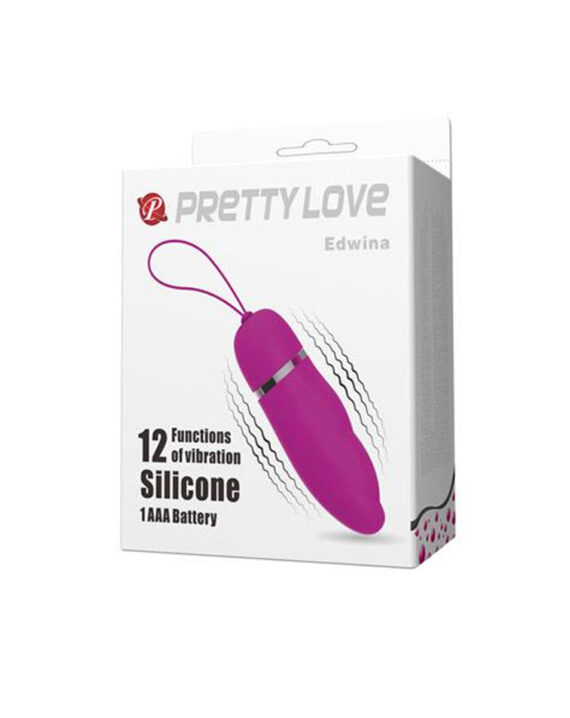 Huevo vaginal de silicona vibrante Pretty Love