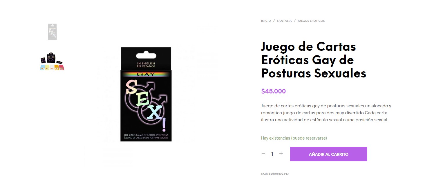 Juego de Cartas Eróticas Gay de Posturas Sexuales - DIVINO PLACER