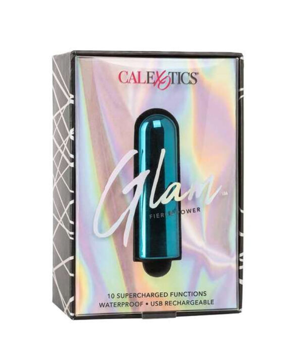 Bala Vibradora Brillante Glam Azul de Calexotics