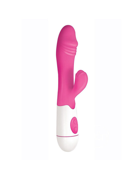 Vibrador Lotus Doble Estimulación Rosado