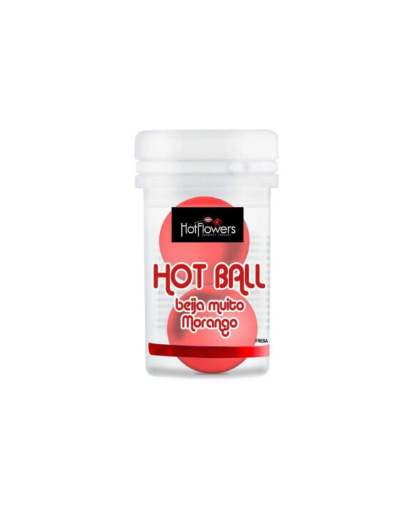 Lubricante Hot Ball Fresa Hot Flowers 6g
