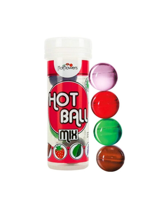 Lubricante Hot Ball Mix Hot Flowers 12g