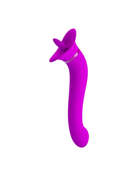 Vibrador Con Lengua Faust Pretty Love Fucsia