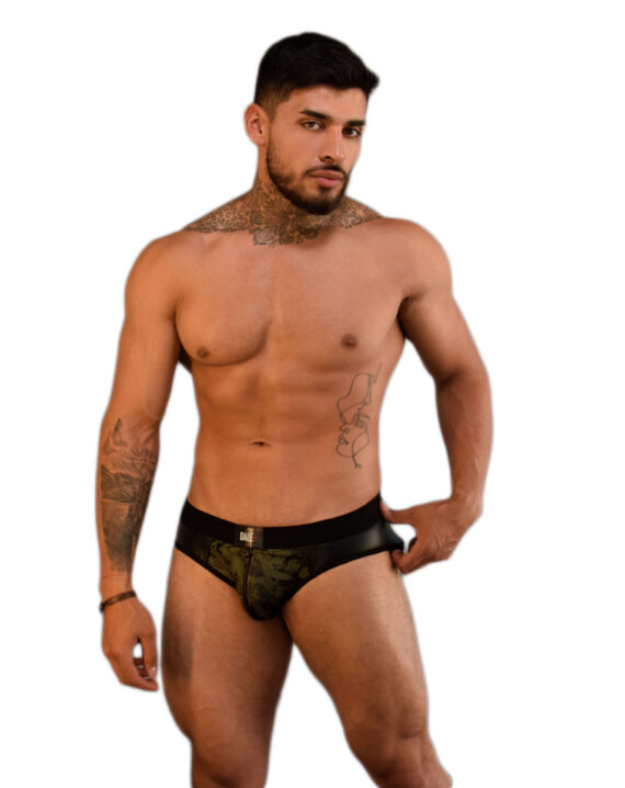 Brief Army XS Zipper Estilo Militar Dale +