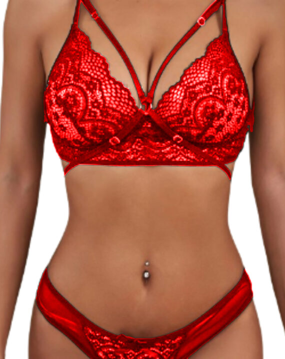 Conjunto Color Rojo 271 Divino Placer OS