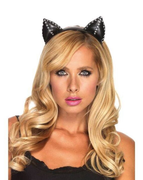 Diadema de Orejitas de Gata Color Negra Leg Avenue