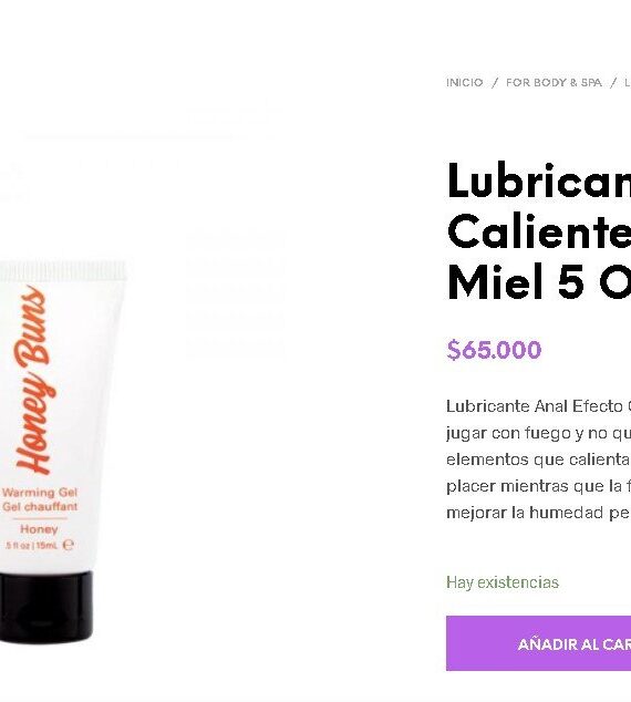 Lubricante Anal Efecto Caliente Con Sabor a Miel 5 Oz - Imagen 2