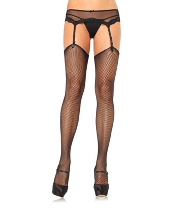 Medias de malla con encaje  Leg Avenue