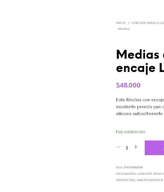 Medias de malla con encaje  Leg Avenue - Imagen 2