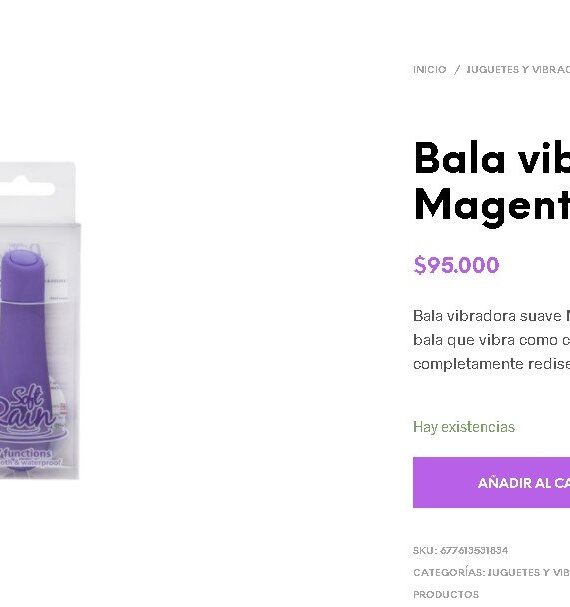 Bala vibradora suave Magenta Soft Rain - Imagen 3