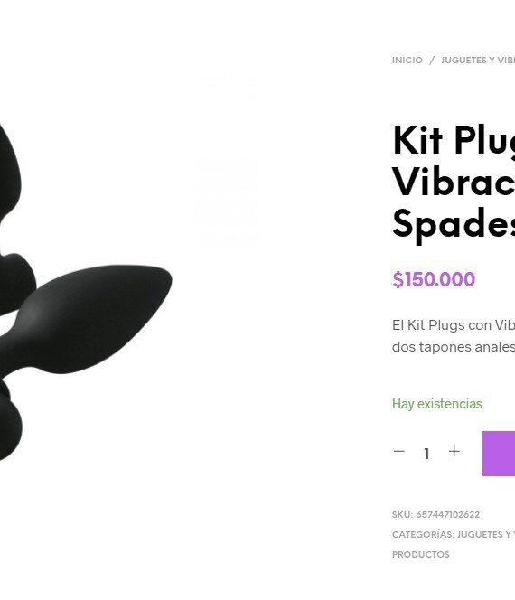Kit Plugs con Vibración Vibes-O-Spades Renegade - Imagen 3