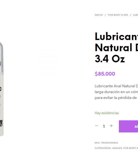 Lubricante Anal Natural Doc Jonhson 3.4 Oz - Imagen 2