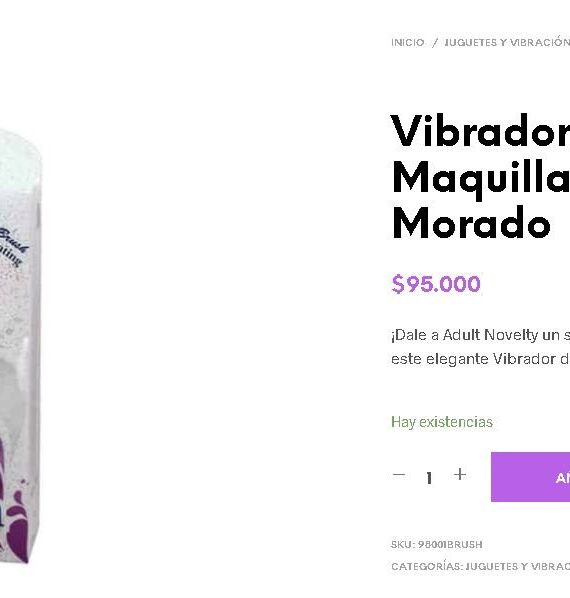 Vibrador de Brocha de Maquillaje Color Morado - Imagen 2