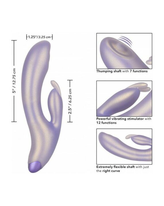 Vibrador G Love Bunny Magenta Calexotics - Imagen 5