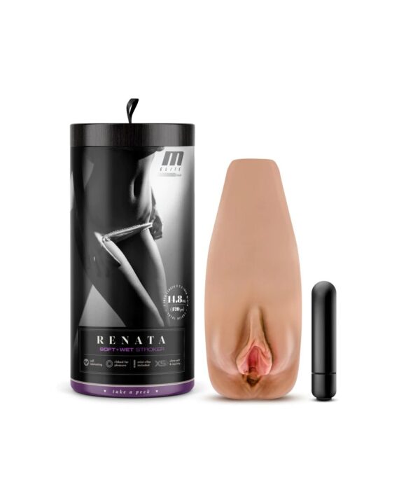 Masturbador Realista Renata M Elite Beige