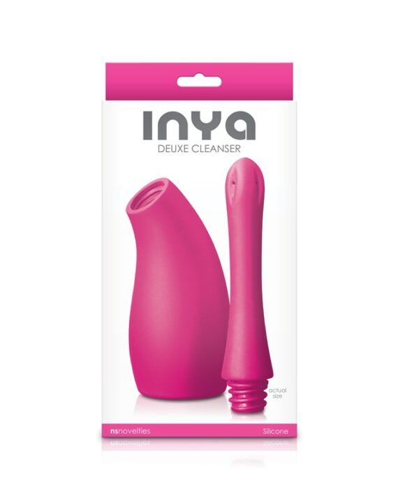 Ducha Anal Inya Deluxe Silicone Rosa - Imagen 2