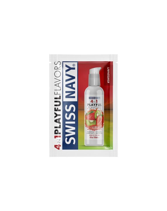 Lubricante Sachet Fresa Kiwi 4 en 1 Swiss Navy