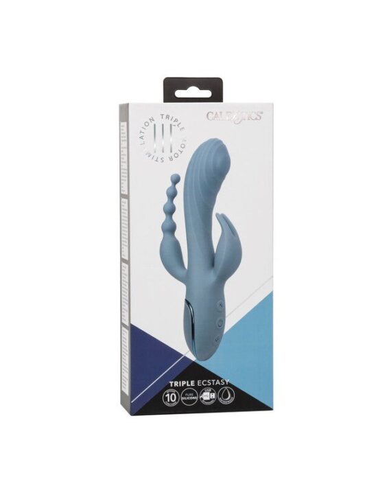 Vibrador Gris CalExotics III Triple Orgasm - Imagen 2