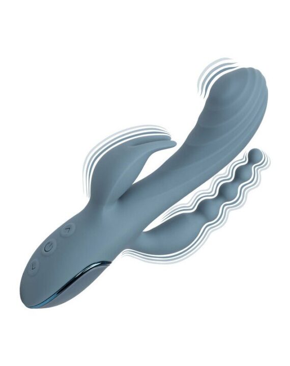Vibrador Gris CalExotics III Triple Orgasm - Imagen 3