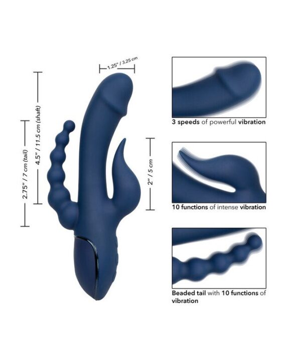 Vibrador CalExotics III Triple Orgasm - Imagen 4
