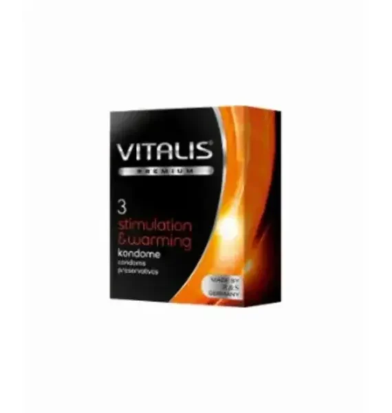 Preservativos Vitalis Stimulation-Warming x3