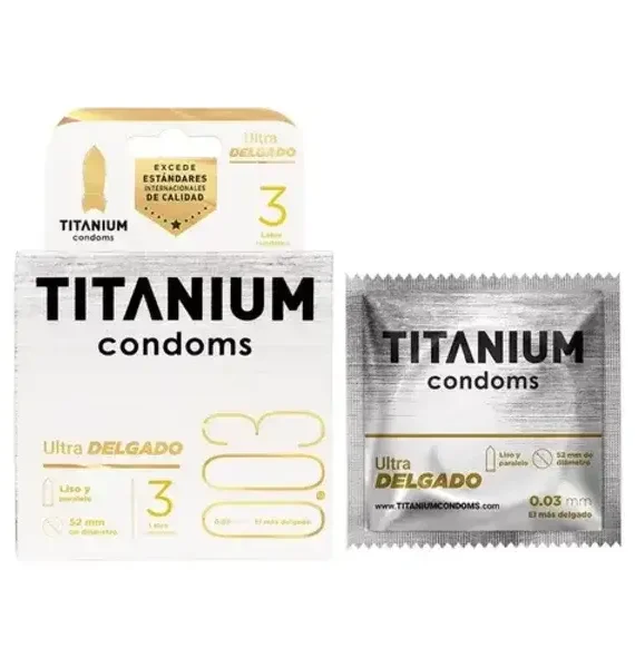 Preservativos Titanium Ultra Delgado