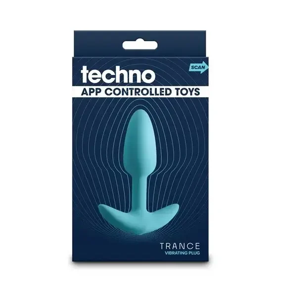 Plug Vibrador Techno Azul con App