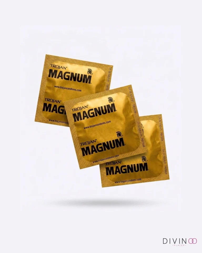 Condones Trojan Magnum Acanalados x3 | Talla Grande, Lubricados y Ribbed