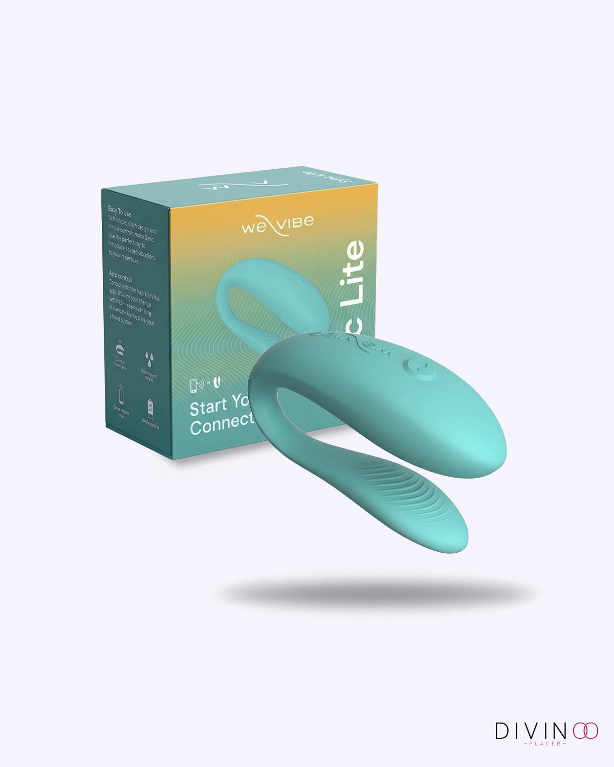 We-Vibe Sync Lite Turquesa | Vibrador de Pareja con App y 8 Patrones We-Vibe Sync Lite Turquesa | Vibrador de Pareja con App y 8 Patrones