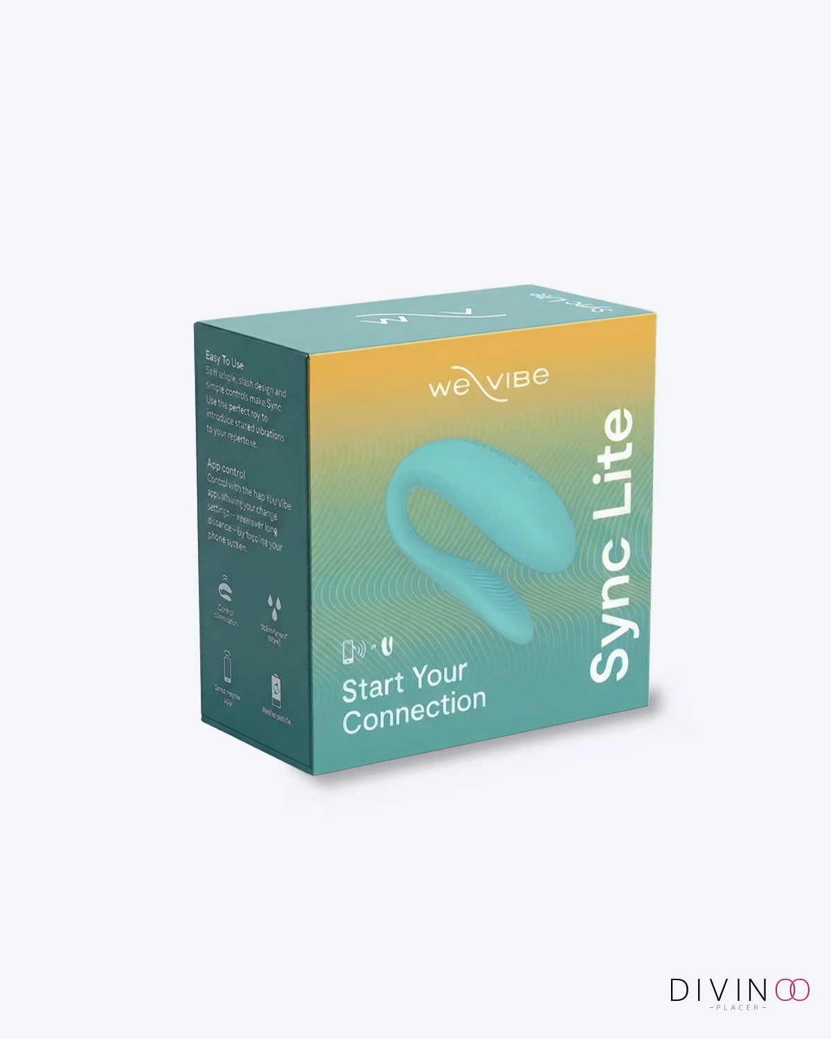 We-Vibe Sync Lite Turquesa | Vibrador de Pareja con App y 8 Patrones We-Vibe Sync Lite Turquesa | Vibrador de Pareja con App y 8 Patrones