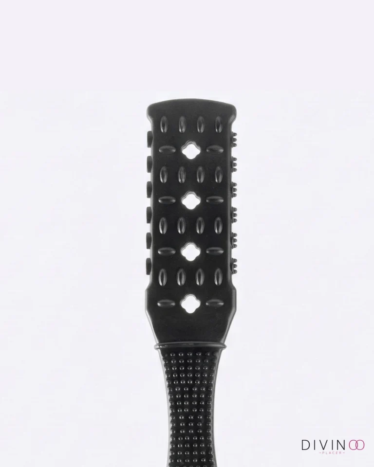 Azotador Paddle Negro Texturizado Pipedream | Flexible, Mango Cómodo y Seguro