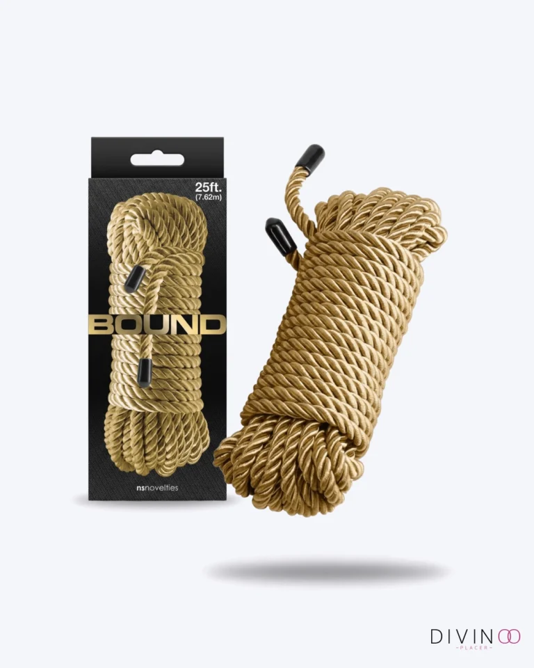 Cuerda Dorada Bound Rope 7.62 m | Bondage y Shibari para Parejas
