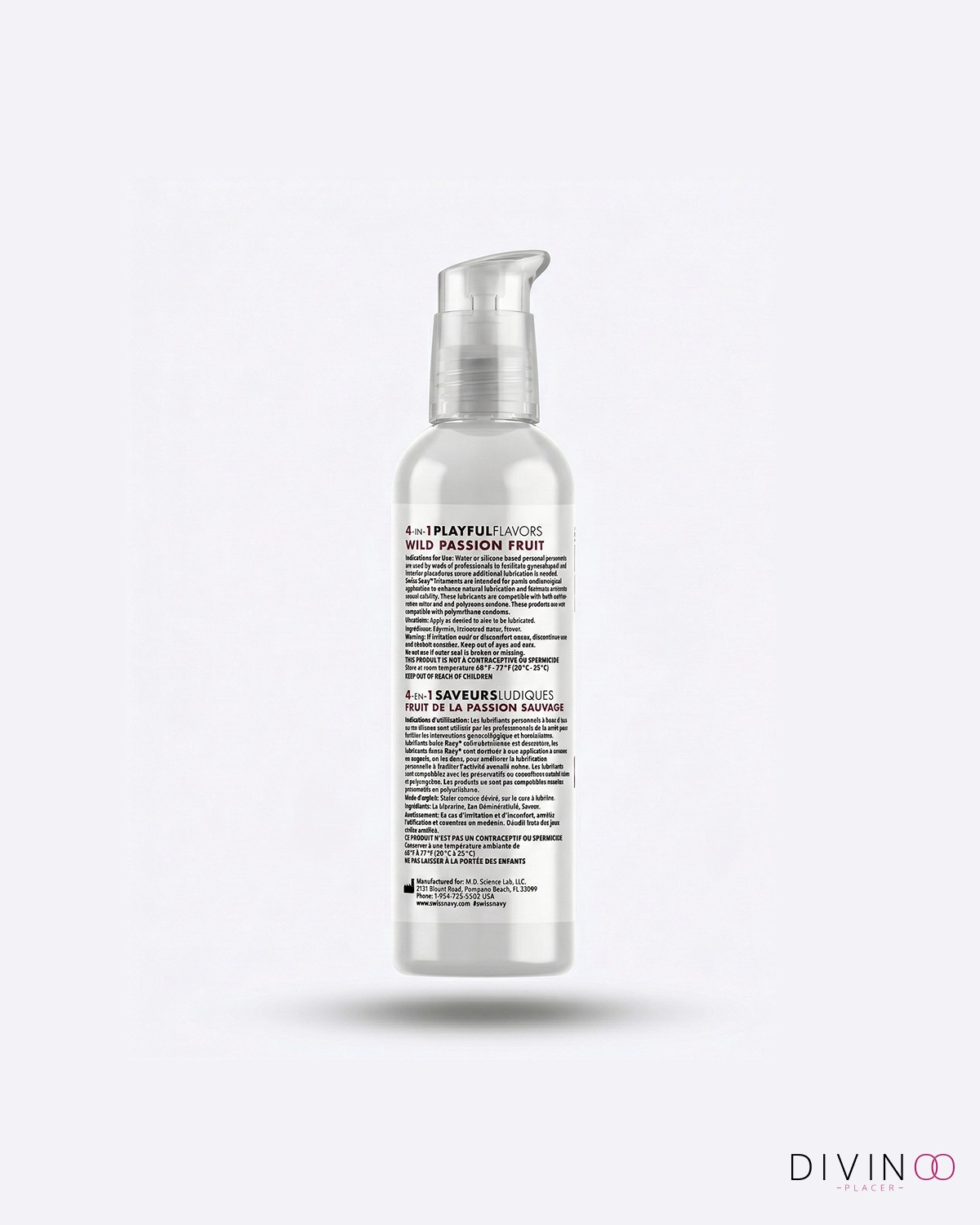 Lubricante Swiss Navy 4 en 1 Maracuyá 118 ml | Base de Agua con Sabor