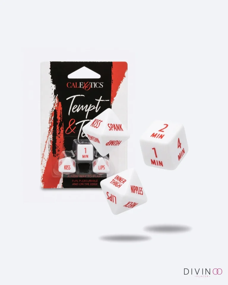 Juego de Dados Tempt & Tease CalExotics | 3 Dados para Parejas (Inglés)