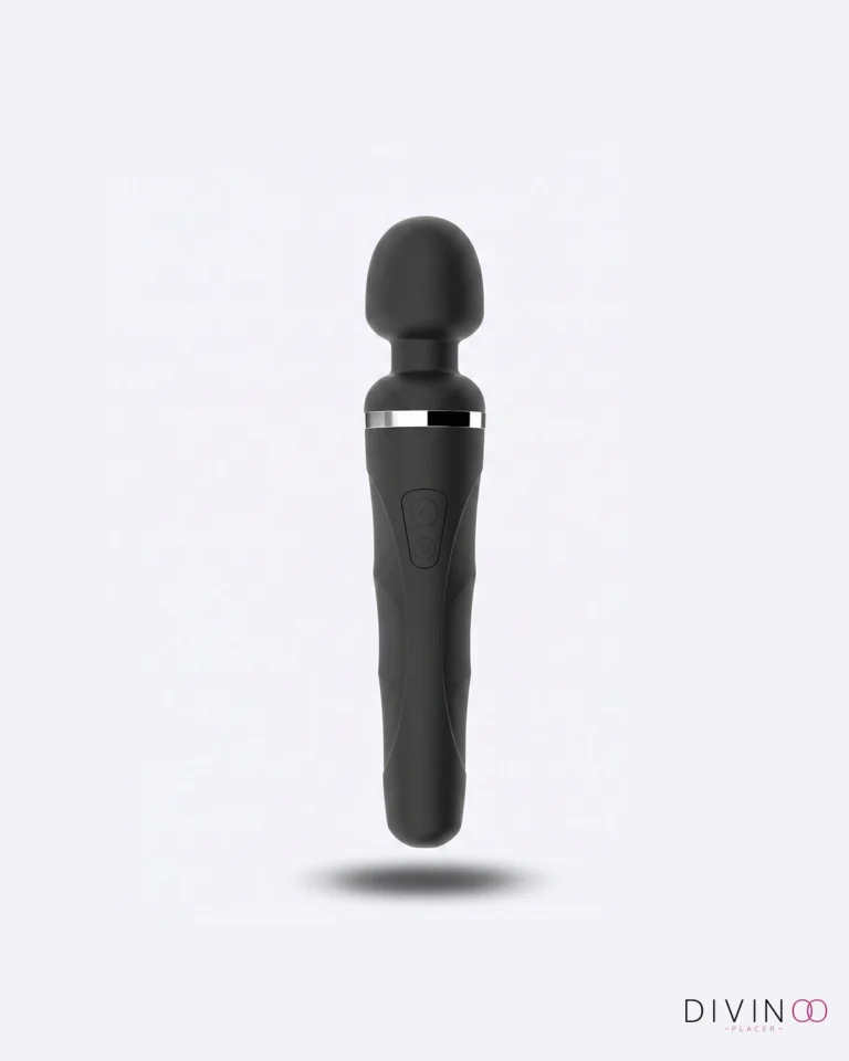 Lovense Domi 2 | Wand Compacto con App y Cabeza Rotativa (Negro)