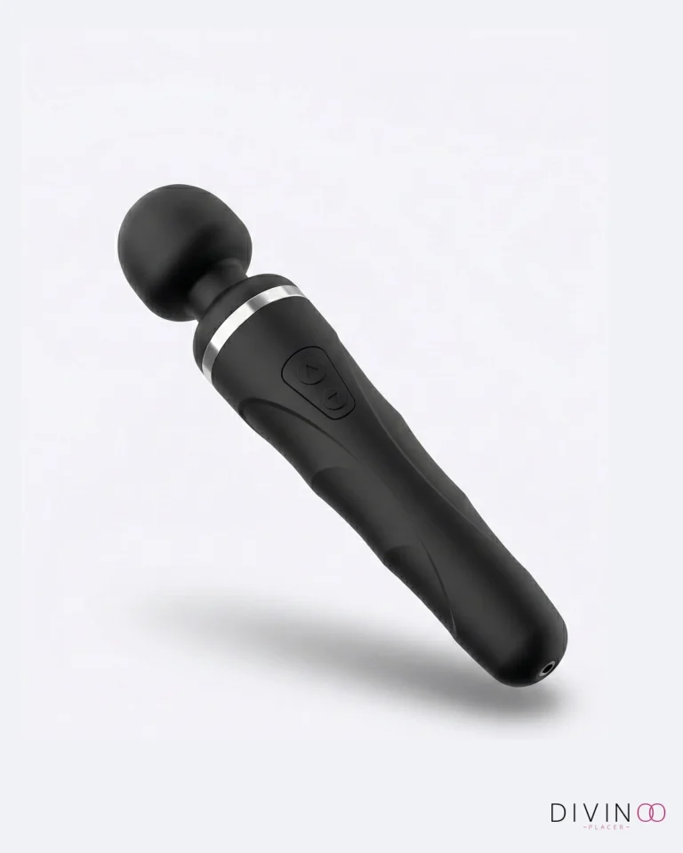 Lovense Domi 2 | Wand Compacto con App y Cabeza Rotativa (Negro)