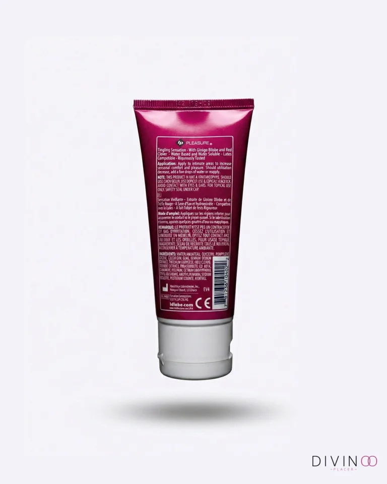 Lubricante ID Pleasure 60 ml | Base de Agua con Efecto Sensorial