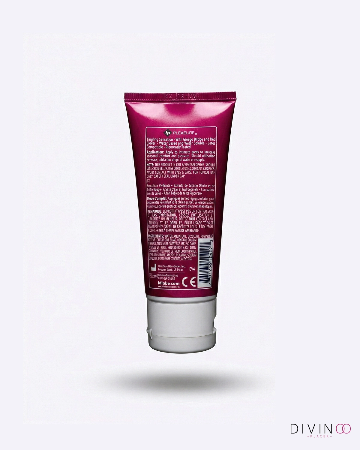 Lubricante ID Pleasure 60 ml | Base de Agua con Efecto Sensorial Lubricante ID Pleasure 60 ml | Base de Agua con Efecto Sensorial