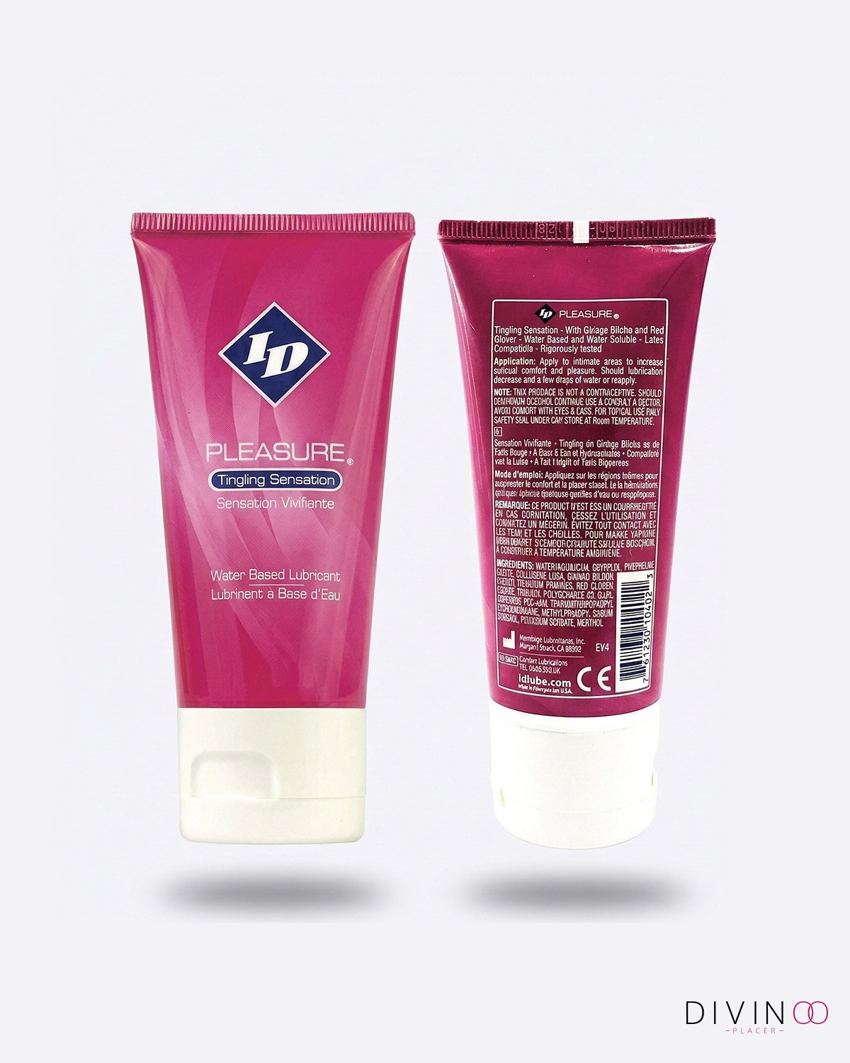 Lubricante ID Pleasure 60 ml | Base de Agua con Efecto Sensorial Lubricante ID Pleasure 60 ml | Base de Agua con Efecto Sensorial
