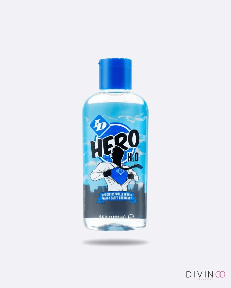 Lubricante ID Hero H2O Base de Agua 130 ml | Hipoalergénico y Compatible con Látex