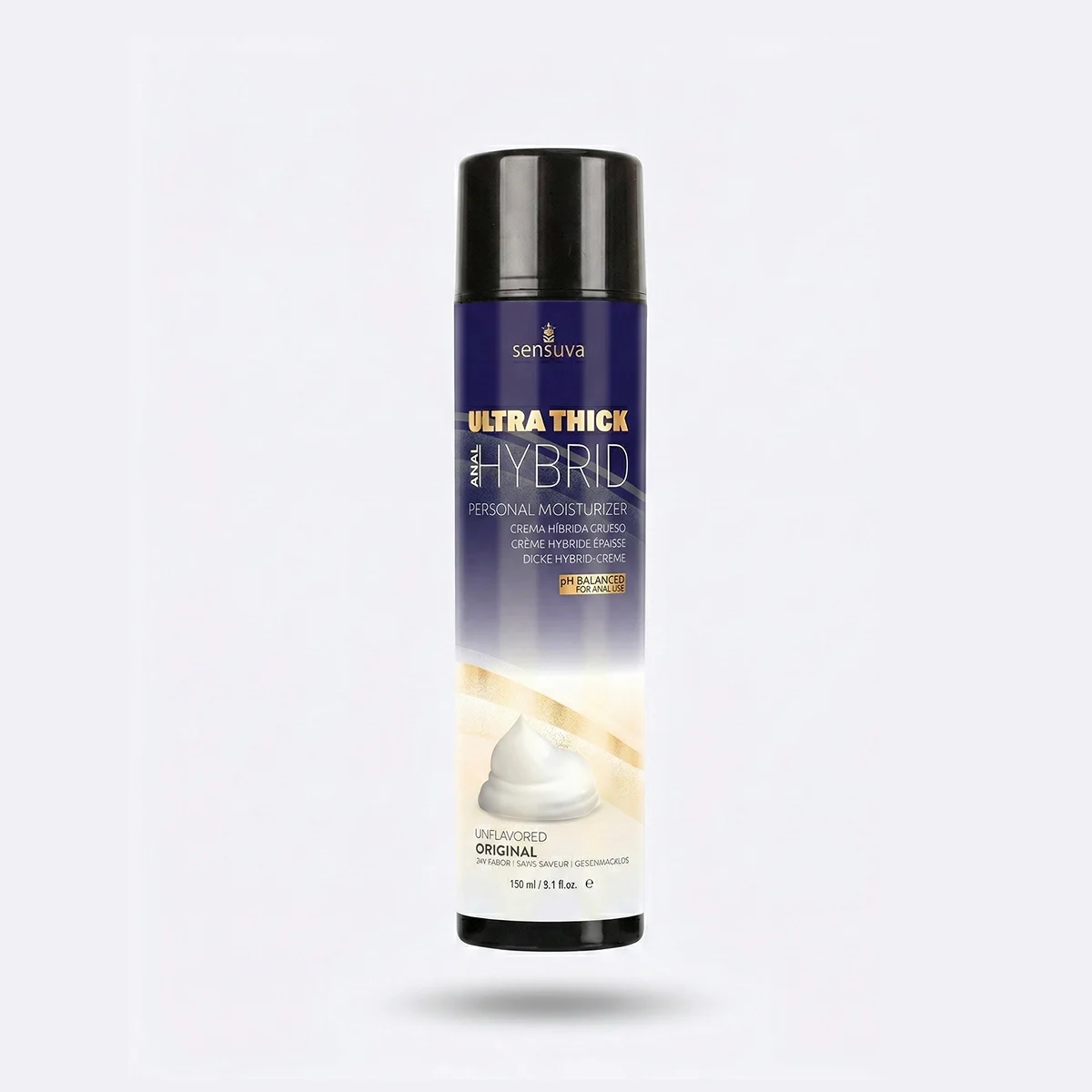 Lubricante Anal Híbrido Ultra Espeso 150 ml | Agua + Silicona, pH Balanceado