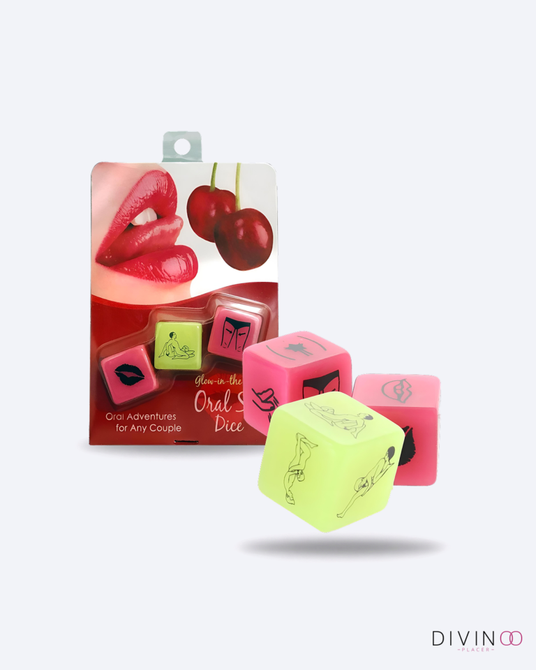 Juego de Dados Glow in the Dark | Oral Sex para Parejas (3 Dados)