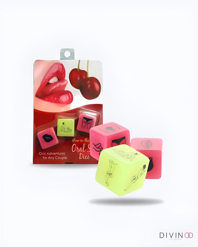 Juego de Dados Glow in the Dark | Oral Sex para Parejas (3 Dados)