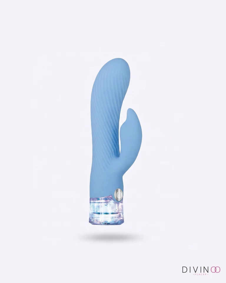 Vibrador Doble Evolved Azul | 2 Motores, 10 Modos, LED y USB Recargable