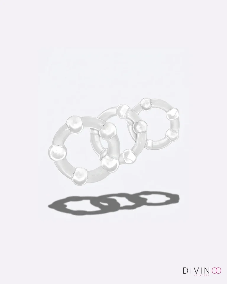 Anillos para el Pene Stay Hard Pack x3 | Cock Rings con Cuentas | 3 Tallas
