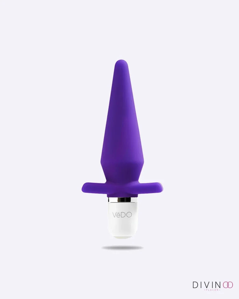 Vibrador Anal VeDO Rio Morado de Silicona | 10 Modos | Impermeable