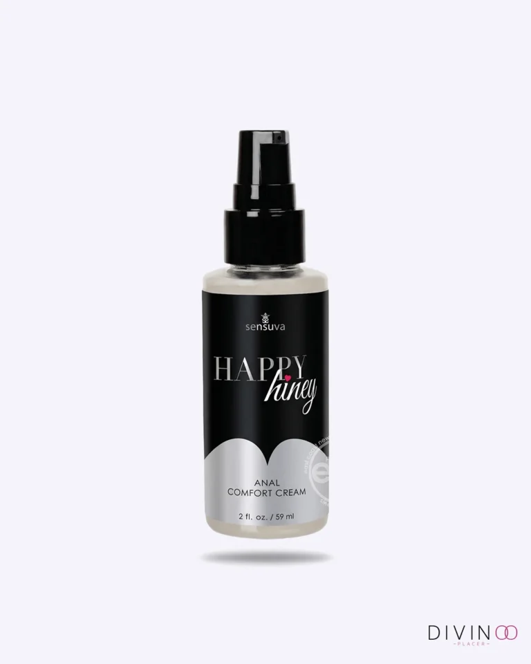 Crema Anal Sensuva Happy Hiney 2oz 🍒 | Relajante Base Agua | Compatible con Látex