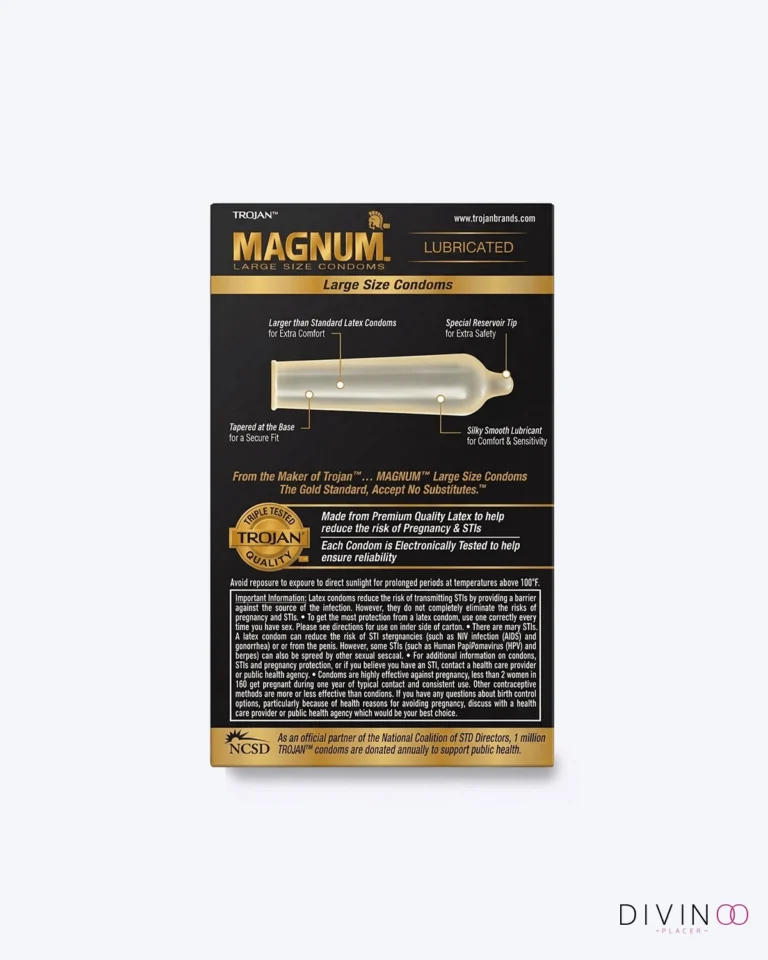 Preservativos 12 Unidades Magnum Large | Ajuste Amplio y Cómodo