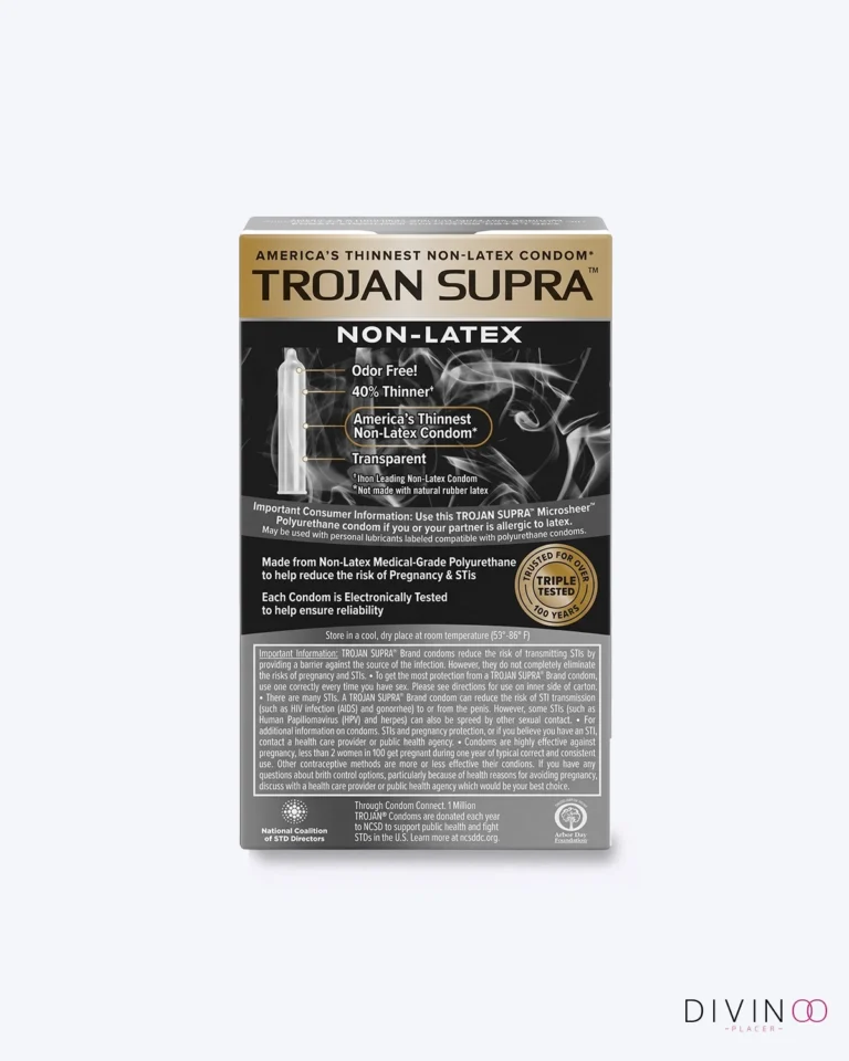 Preservativos Supra Bareskin 6 Unidades Sin Látex | Mayor Sensibilidad