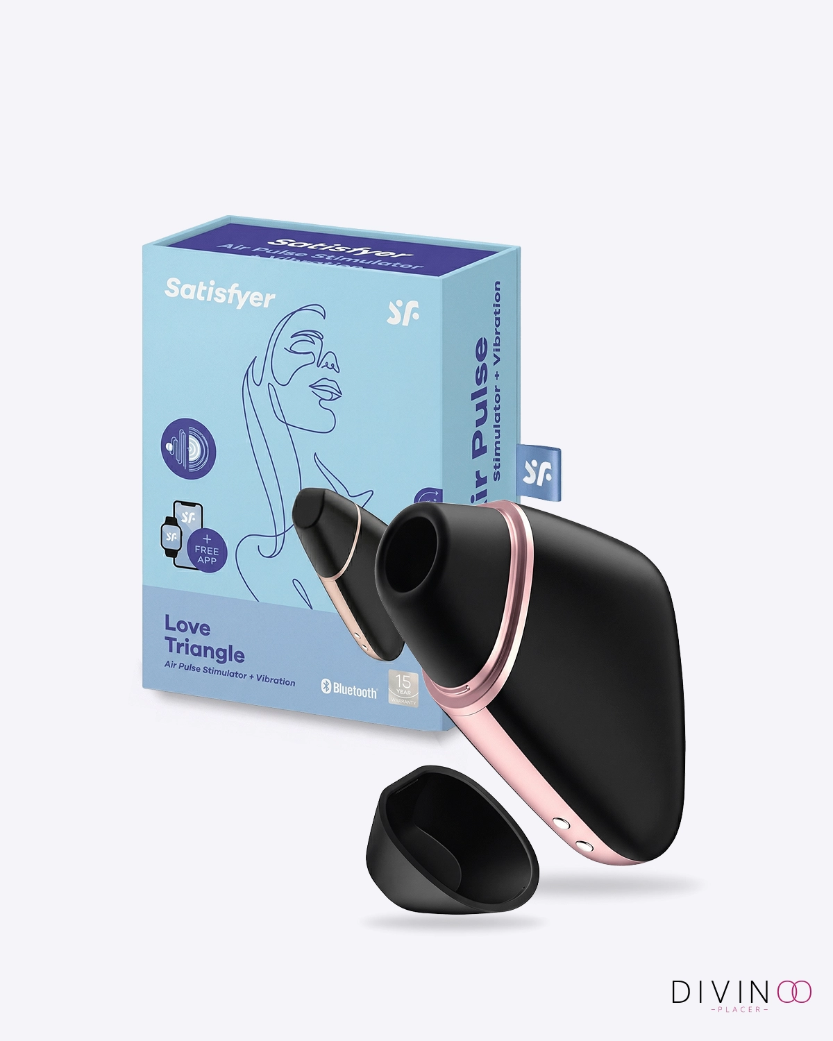 Succionador con Aplicación Satisfyer Love Triangle | Air Pulse y Control por App Succionador con Aplicación Satisfyer Love Triangle | Air Pulse y Control por App